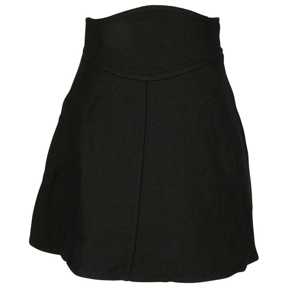 CARVEN structured wool black skirt - Picture 4 of 5